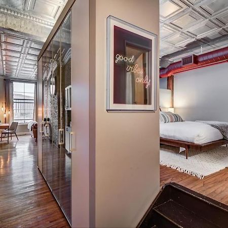 Good Vibes Loft - Dt Cle Walk To All The Stadiums Cleveland Bagian luar foto